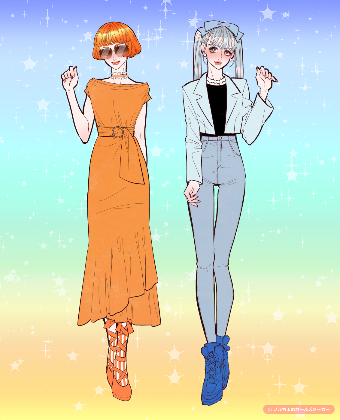 ガールズメーカーで作られた女の子1