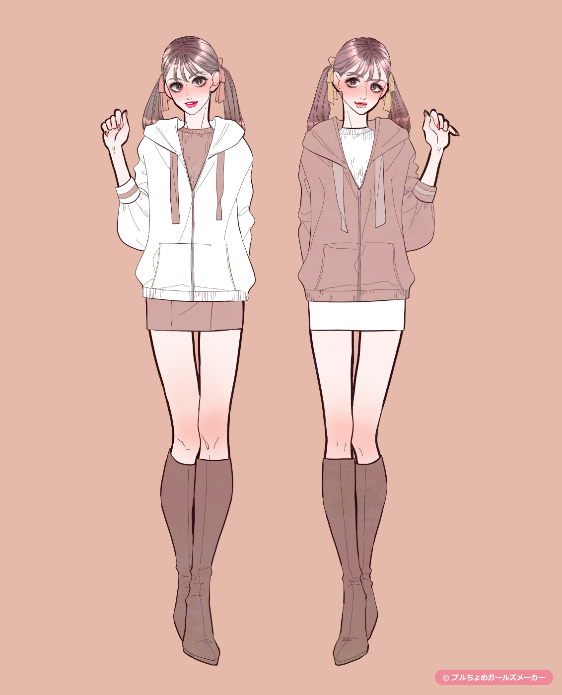 ガールズメーカーで作られた女の子1