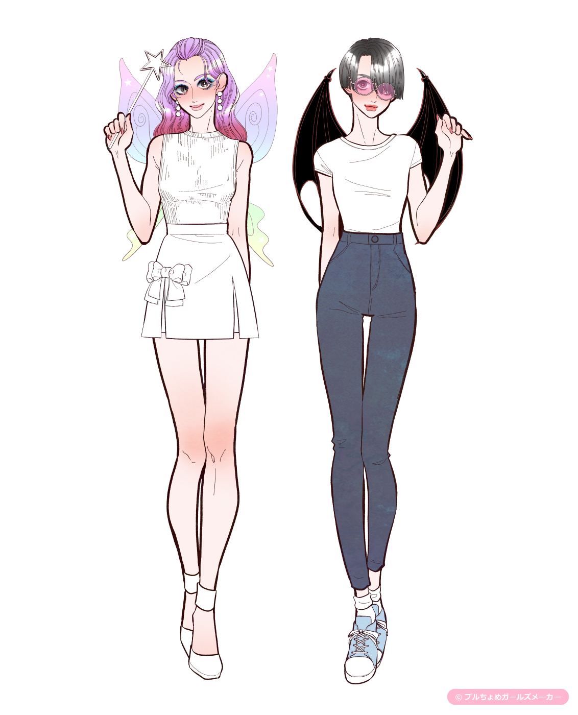 ガールズメーカーで作られた女の子1