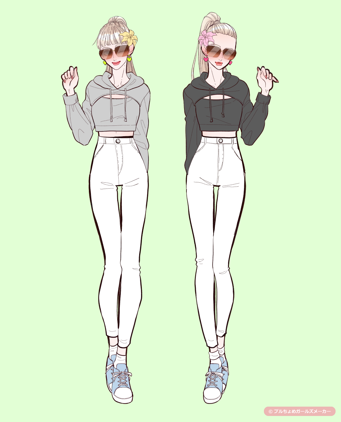ガールズメーカーで作られた女の子1