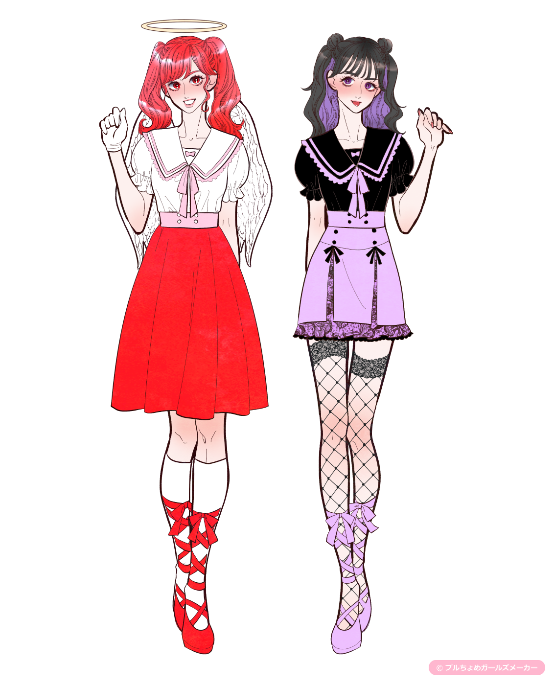 ガールズメーカーで作られた女の子1