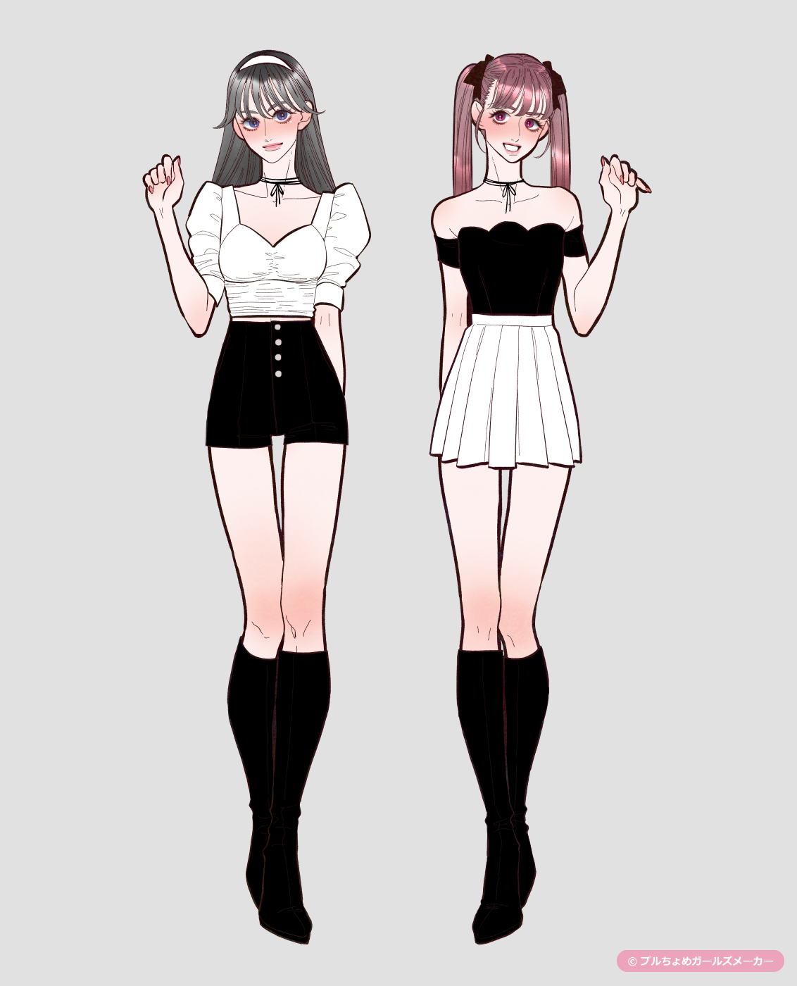 ガールズメーカーで作られた女の子1