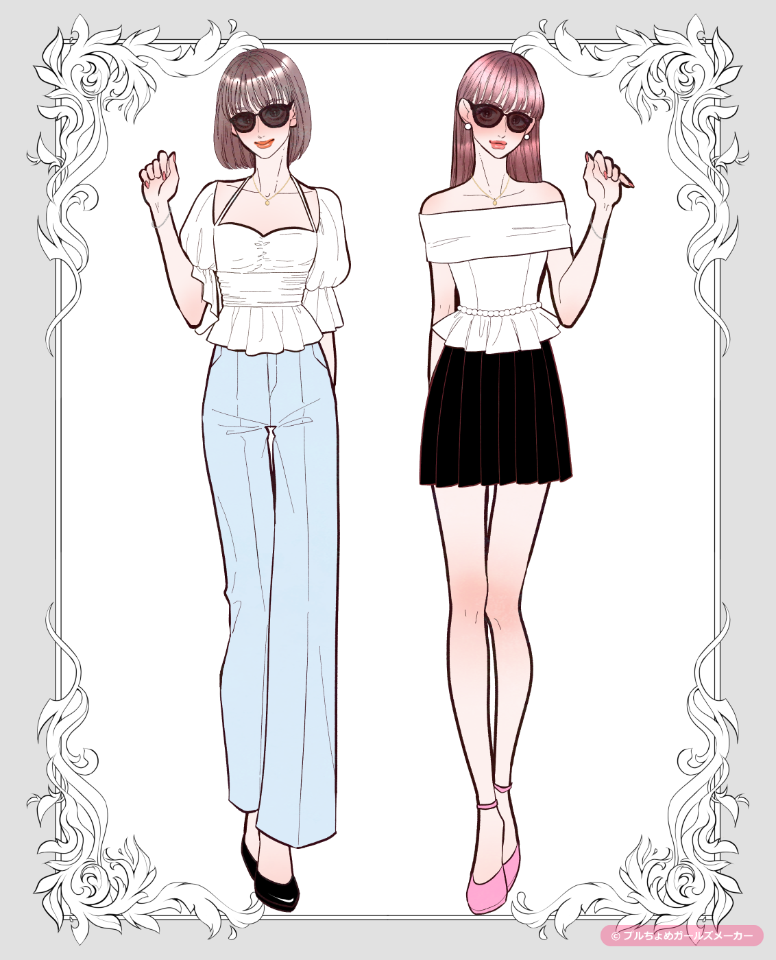 ガールズメーカーで作られた女の子3