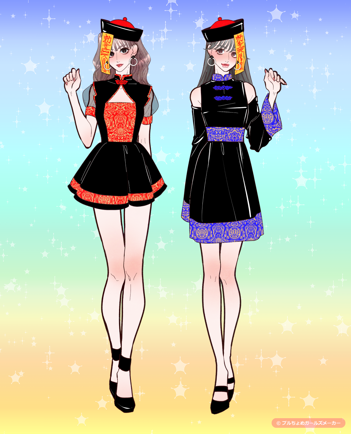 ガールズメーカーで作られた女の子1