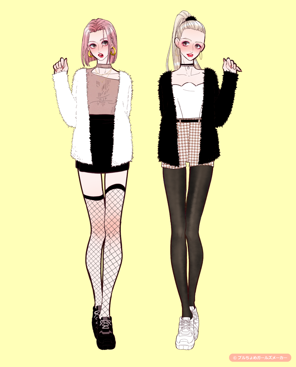 ガールズメーカーで作られた女の子1