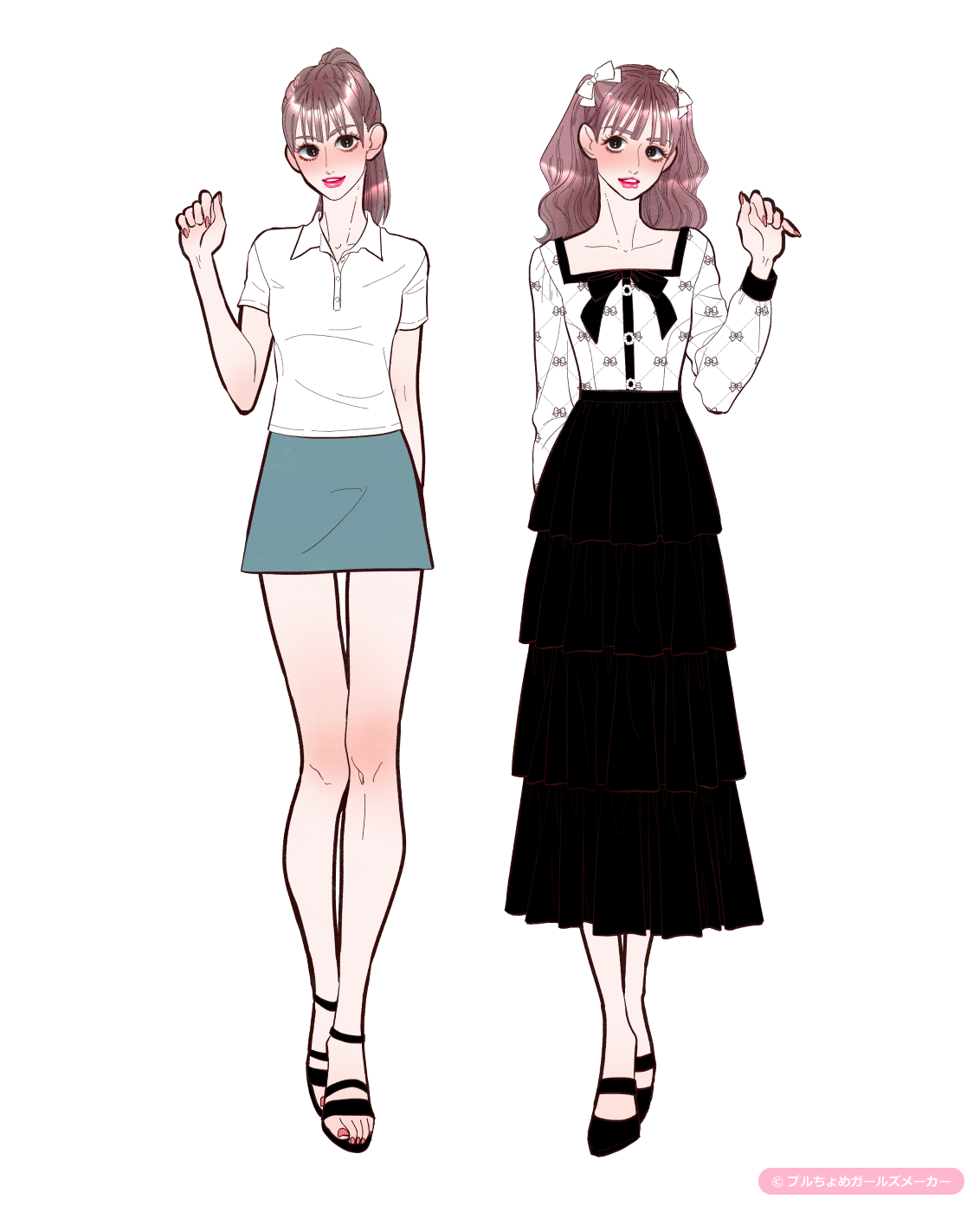 ガールズメーカーで作られた女の子1