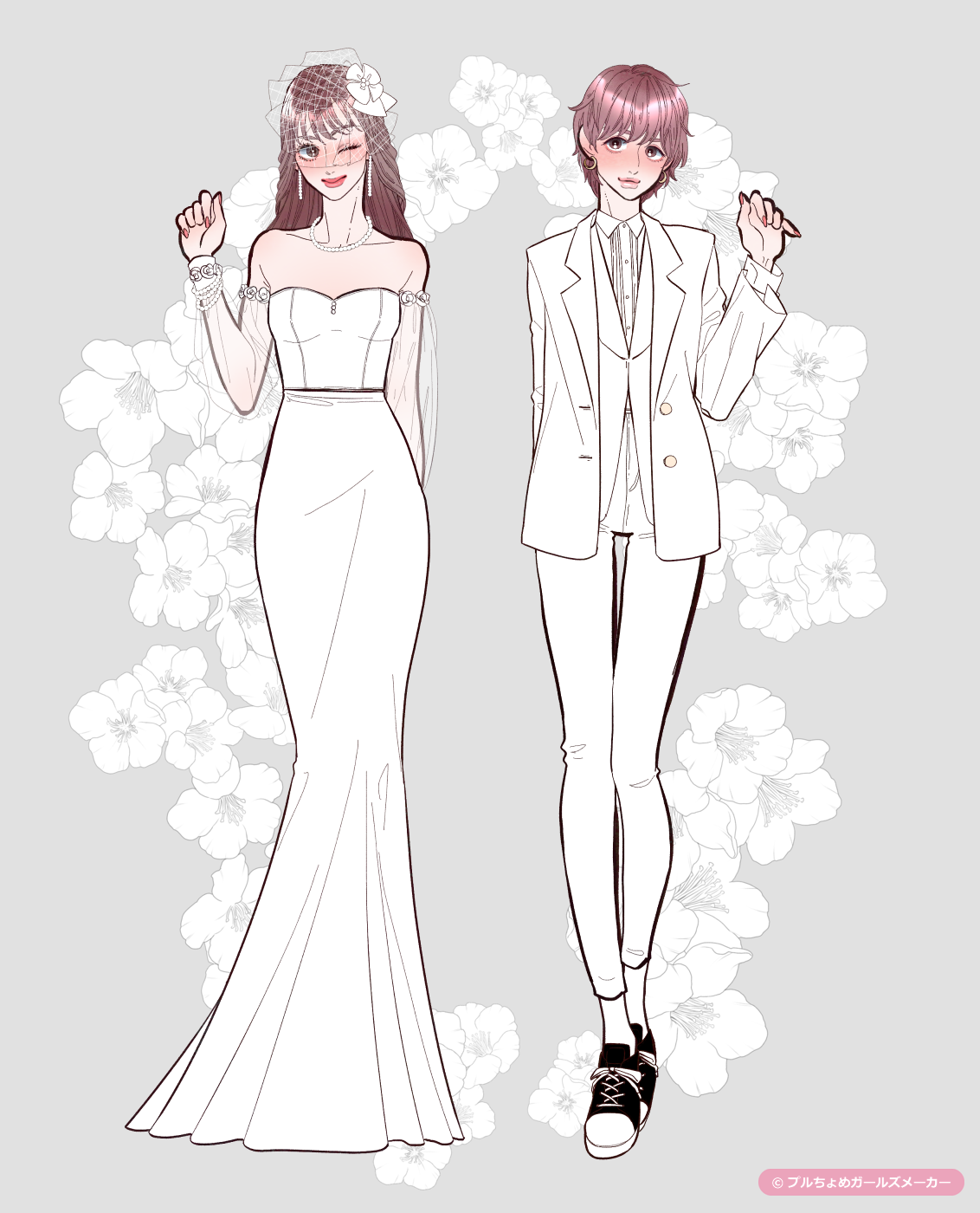 ガールズメーカーで作られた女の子1