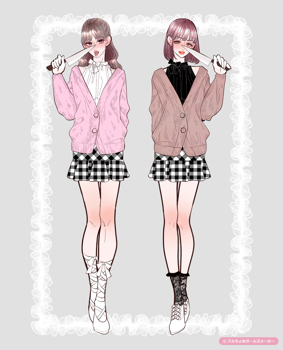 ガールズメーカーで作られた女の子1