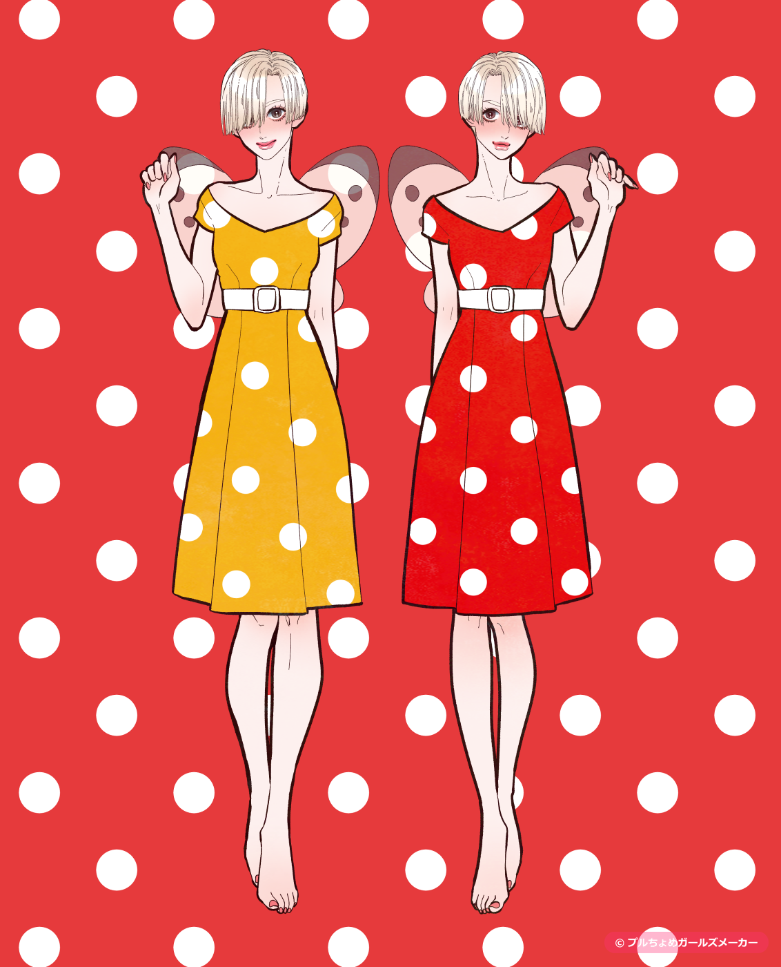 ガールズメーカーで作られた女の子1