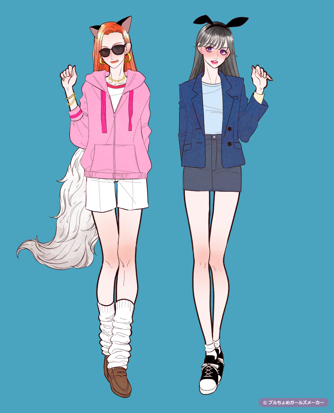 ガールズメーカーで作られた女の子1