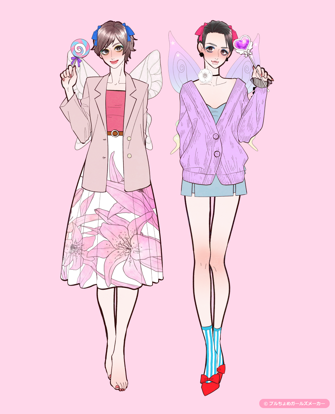 ガールズメーカーで作られた女の子1