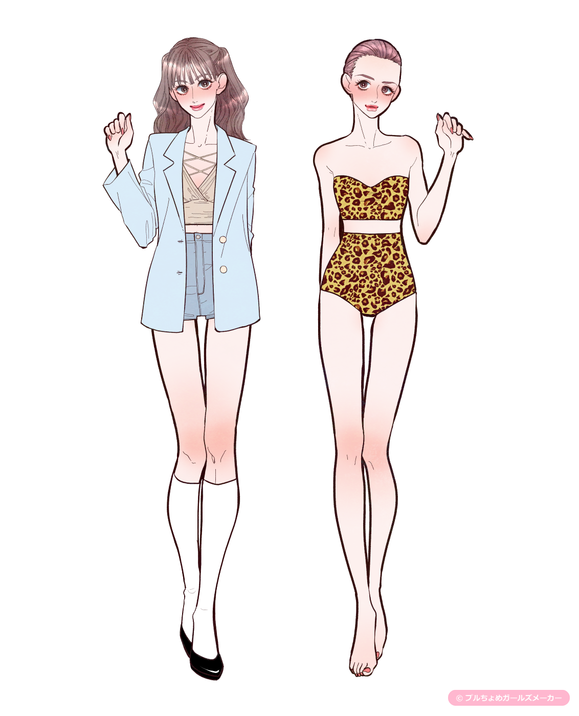ガールズメーカーで作られた女の子1