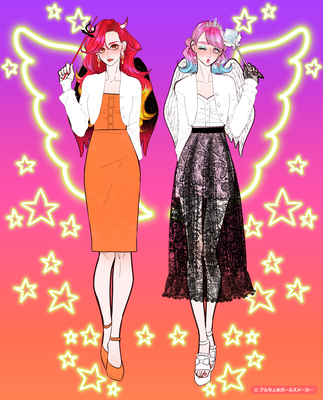 ガールズメーカーで作られた女の子1