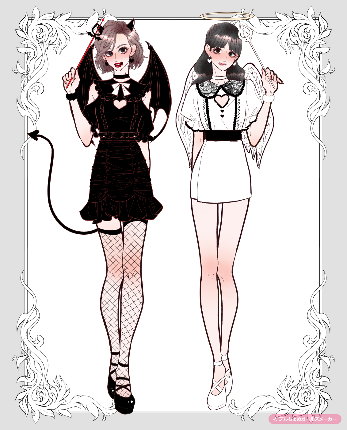 ガールズメーカーで作られた女の子1