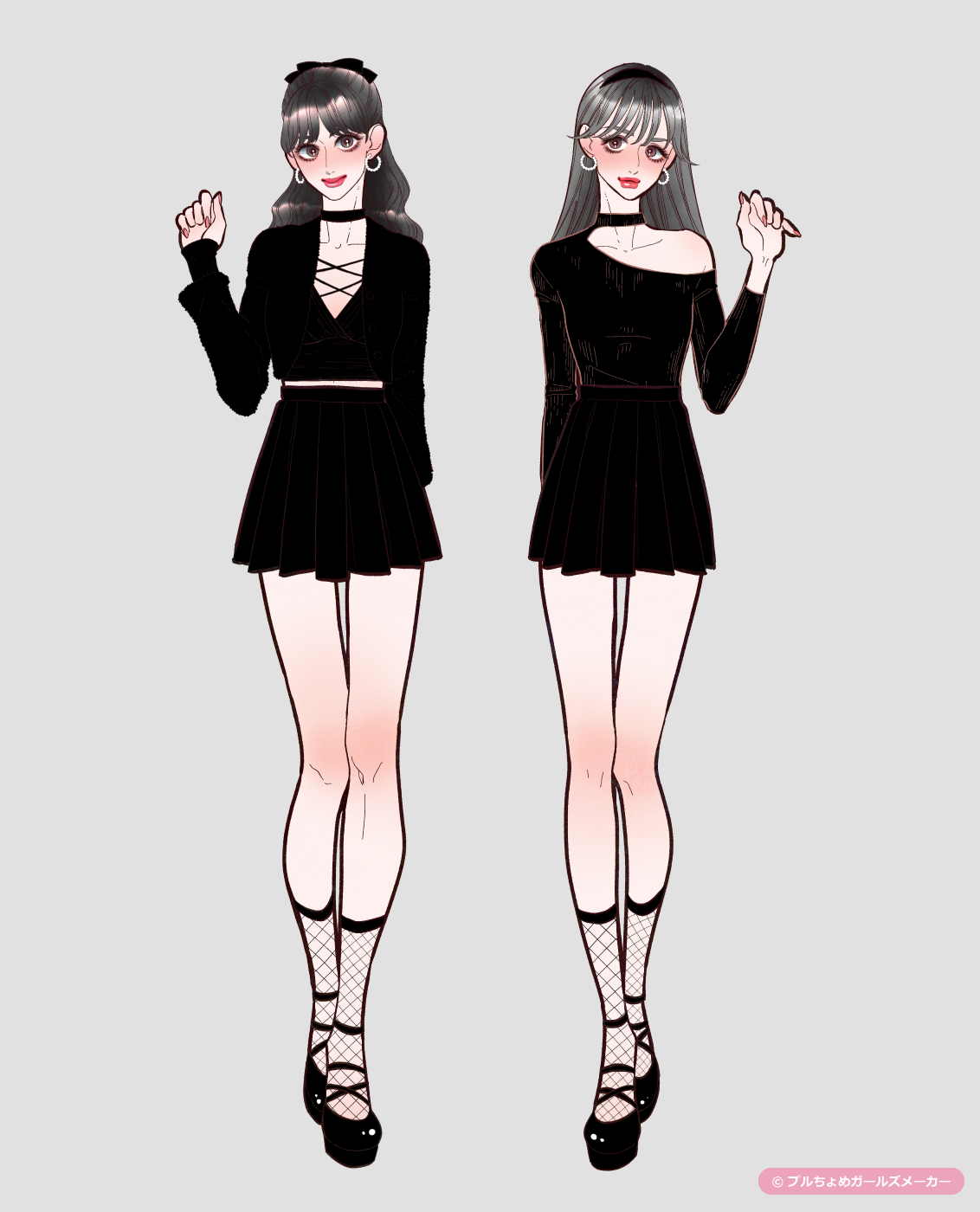 ガールズメーカーで作られた女の子1