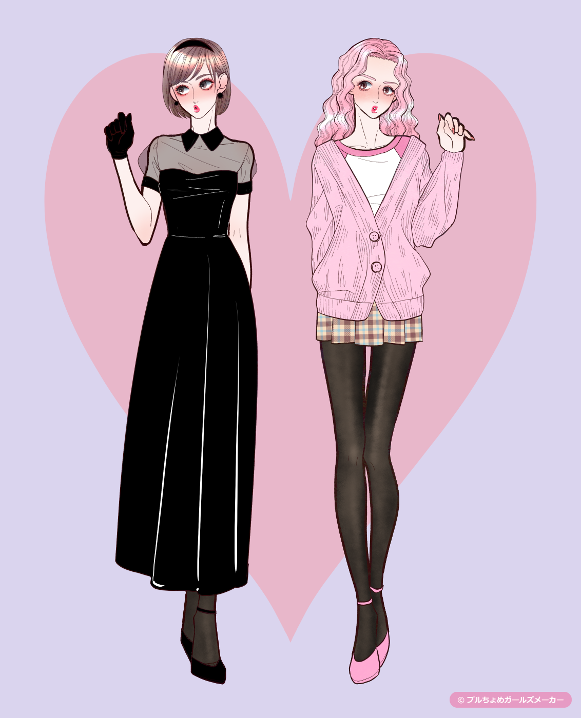 ガールズメーカーで作られた女の子1