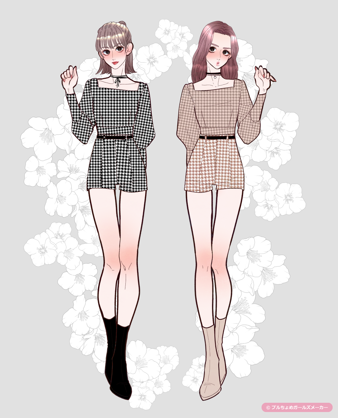 ガールズメーカーで作られた女の子1