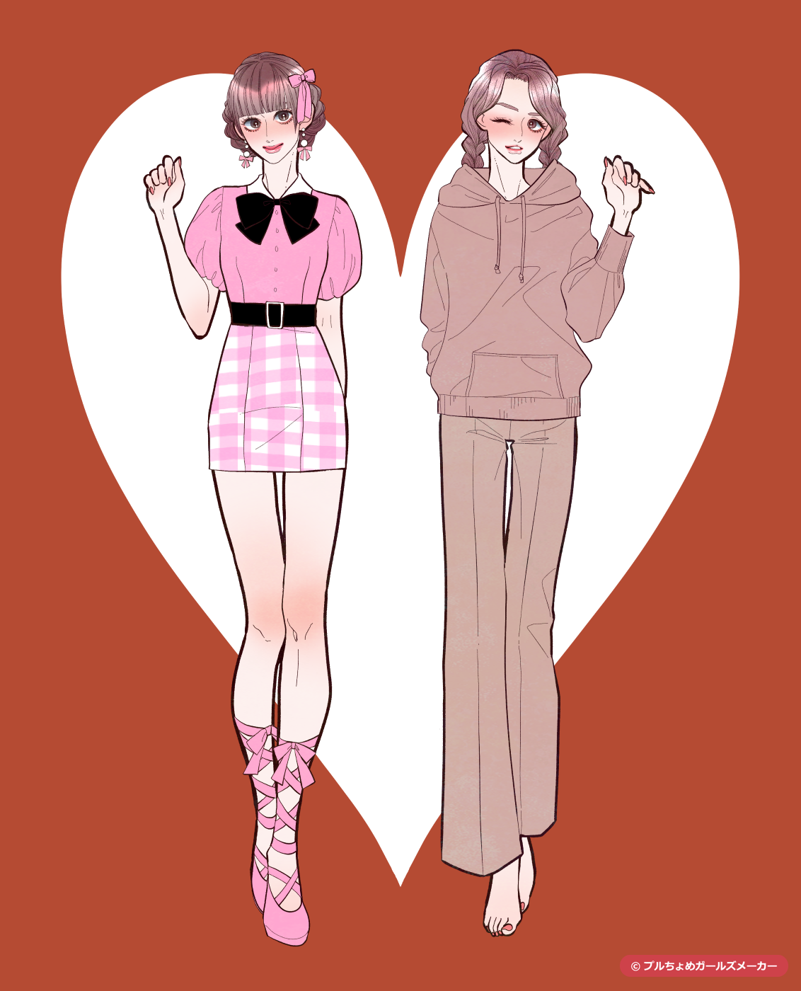 ガールズメーカーで作られた女の子1