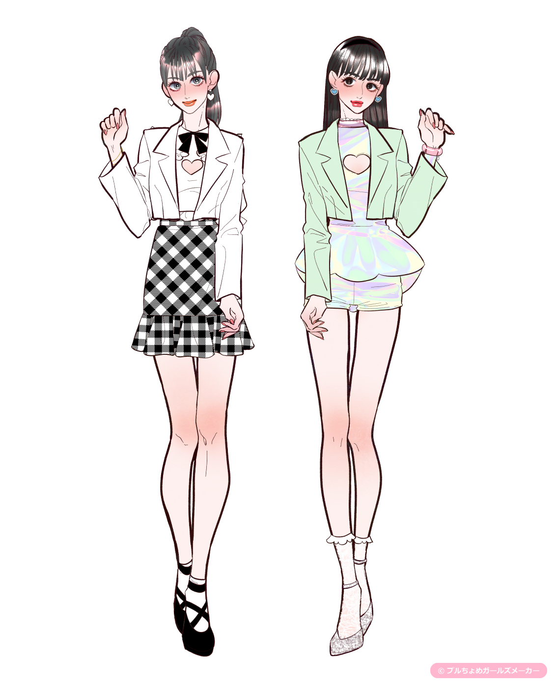 ガールズメーカーで作られた女の子1