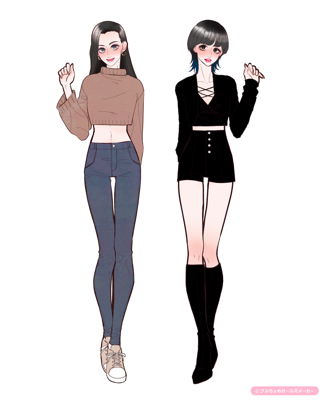 ガールズメーカーで作られた女の子2