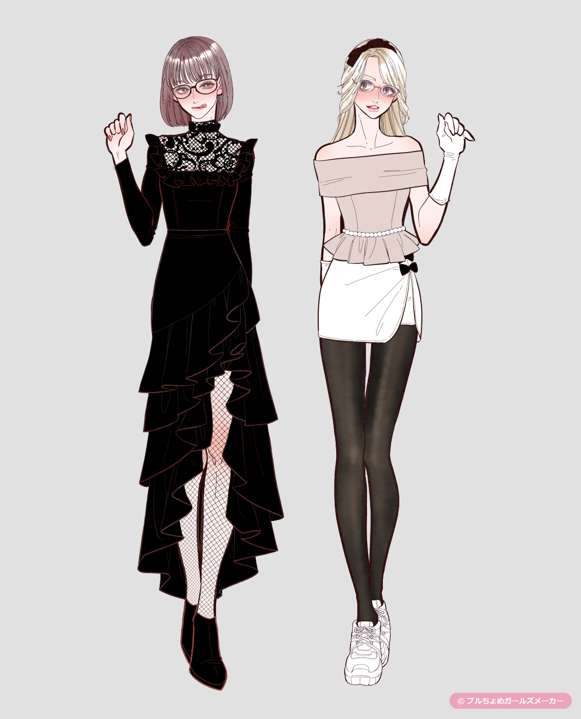 ガールズメーカーで作られた女の子1