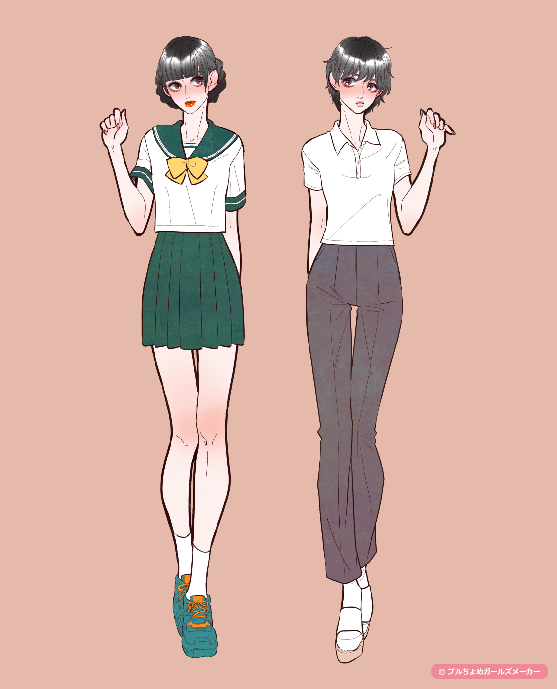 ガールズメーカーで作られた女の子11