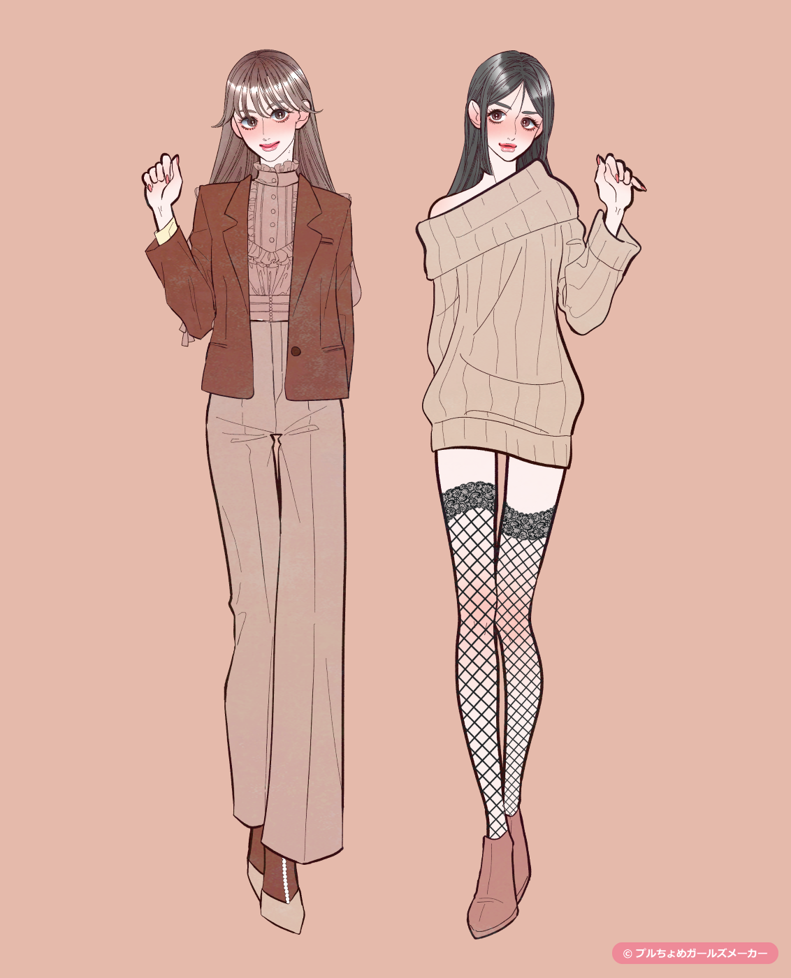 ガールズメーカーで作られた女の子2