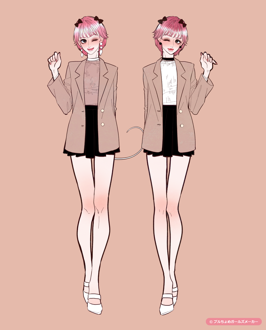 ガールズメーカーで作られた女の子1