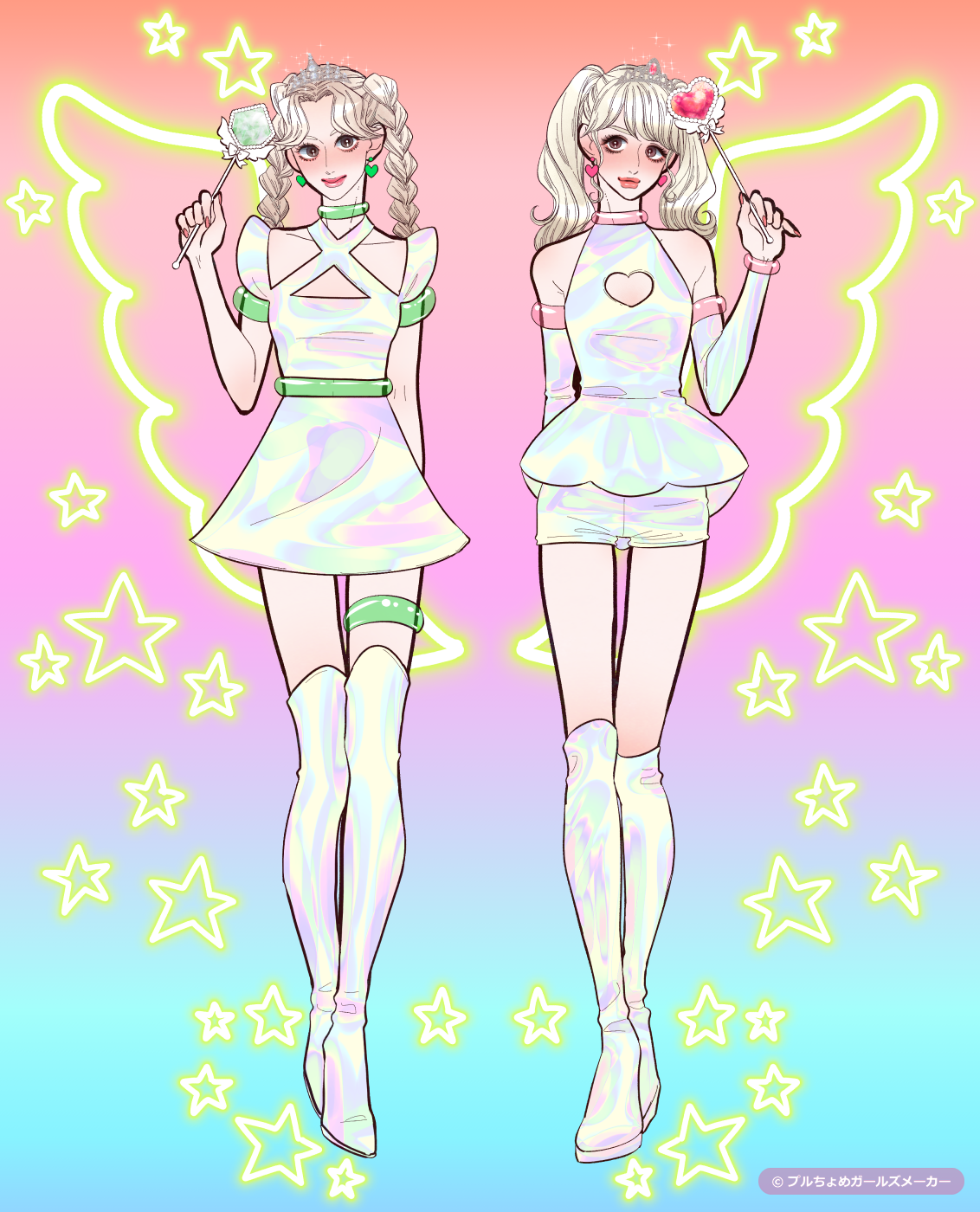 ガールズメーカーで作られた女の子1