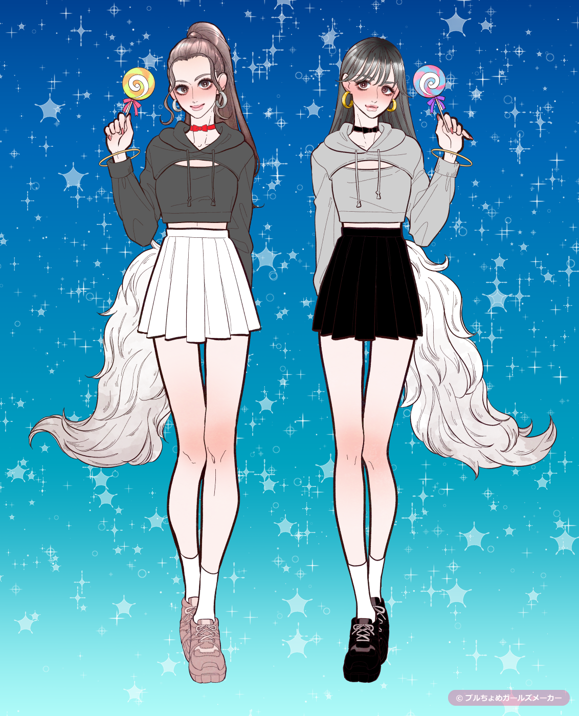 ガールズメーカーで作られた女の子1