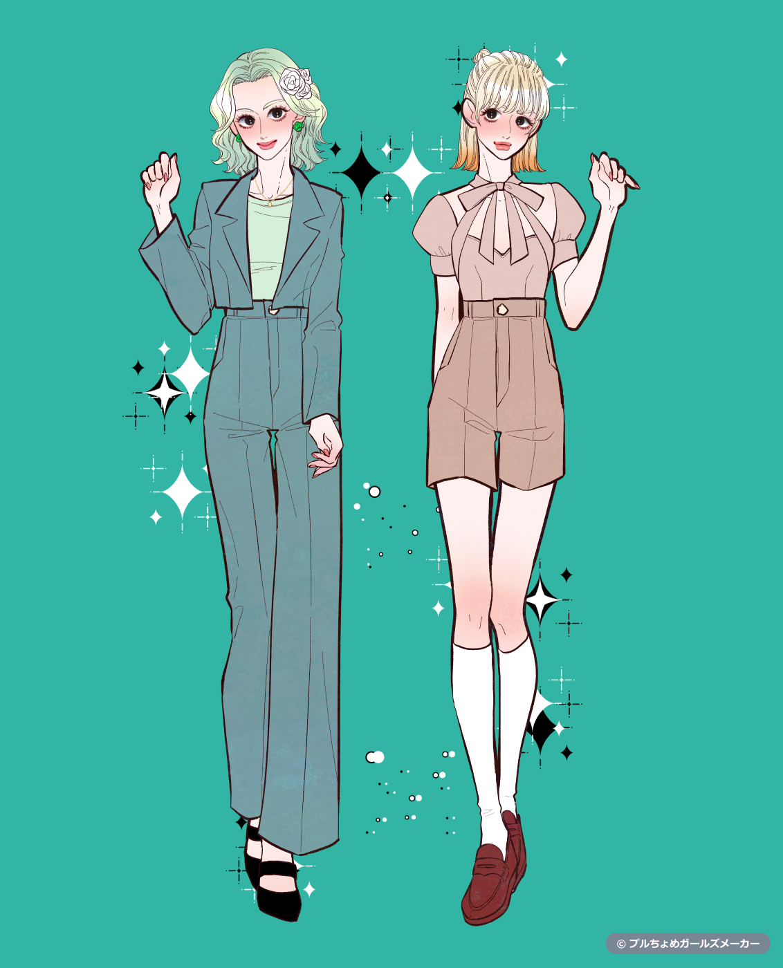 ガールズメーカーで作られた女の子1