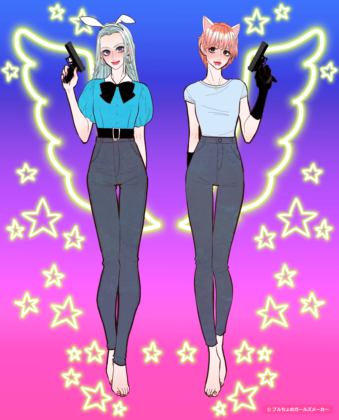 ガールズメーカーで作られた女の子1