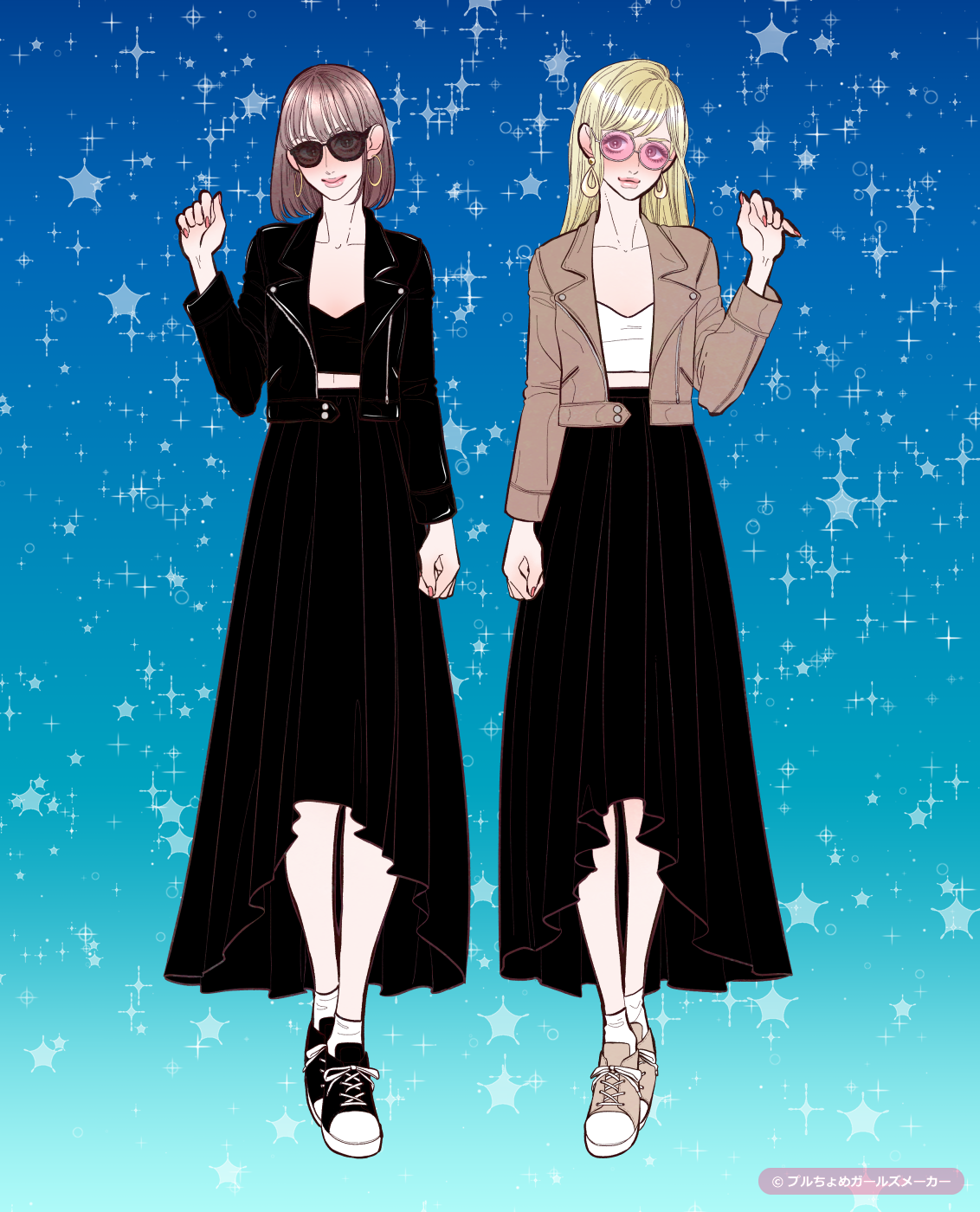 ガールズメーカーで作られた女の子1