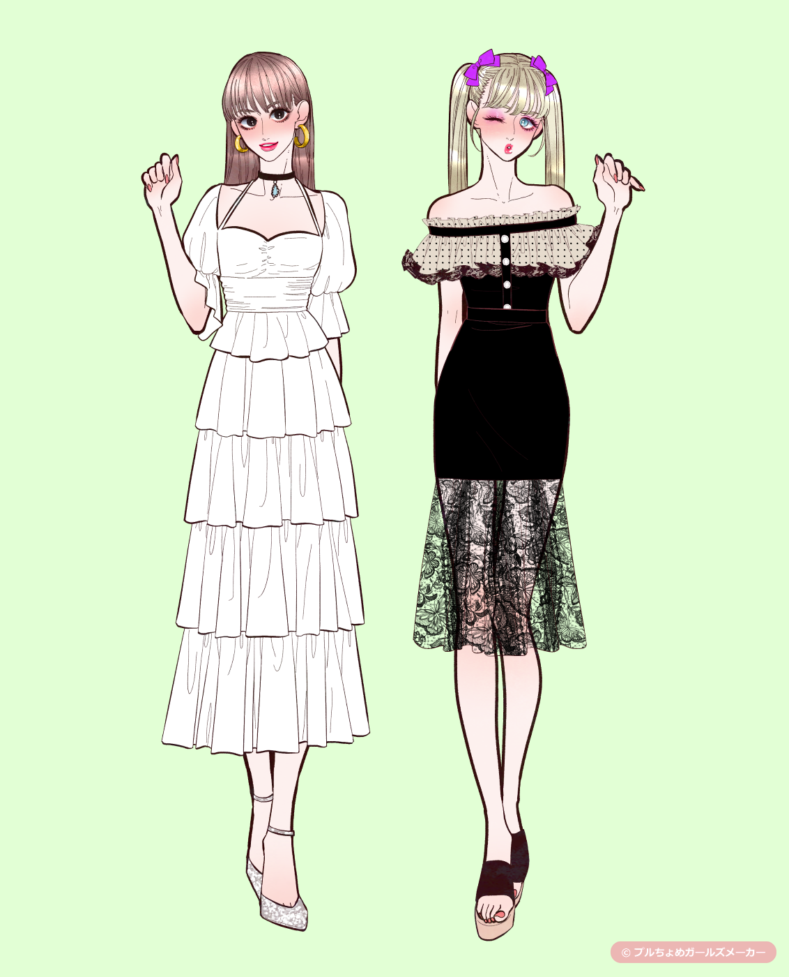 ガールズメーカーで作られた女の子1