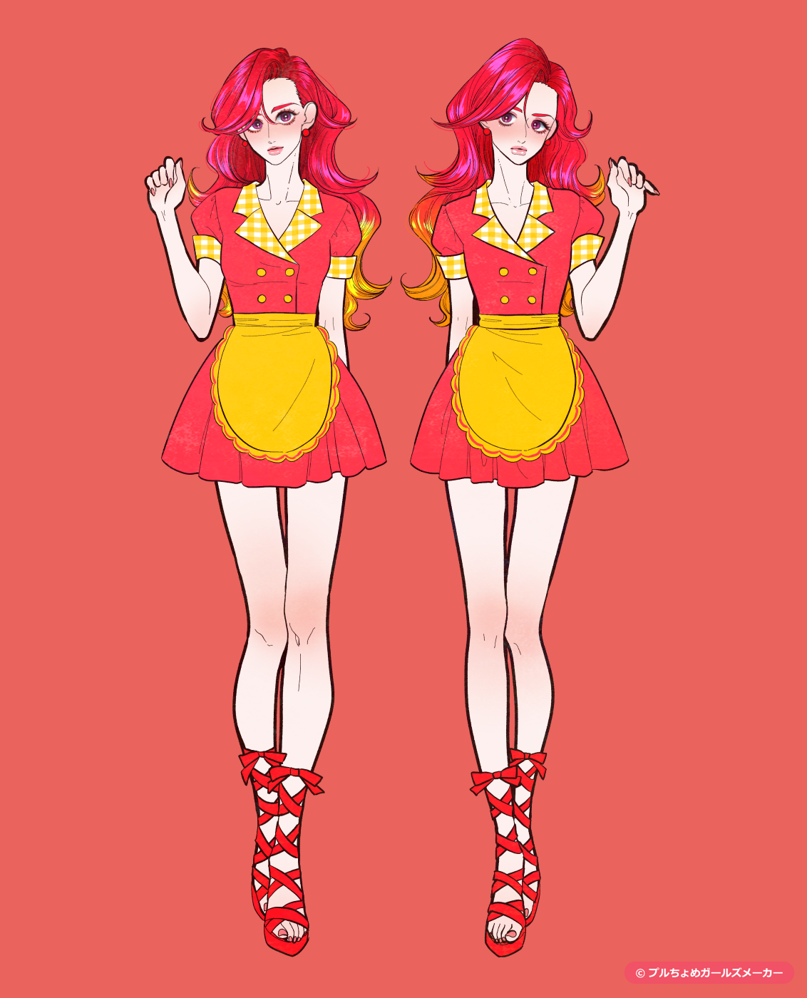 ガールズメーカーで作られた女の子3