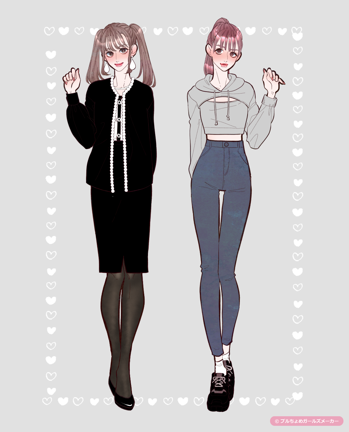 ガールズメーカーで作られた女の子1