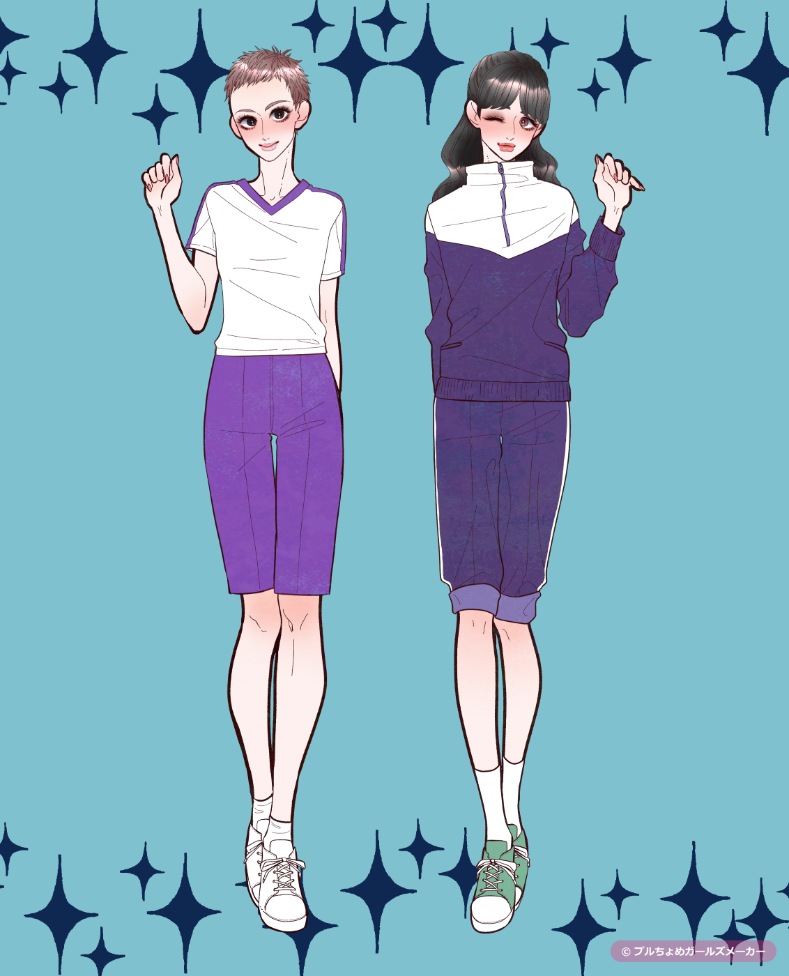 ガールズメーカーで作られた女の子1