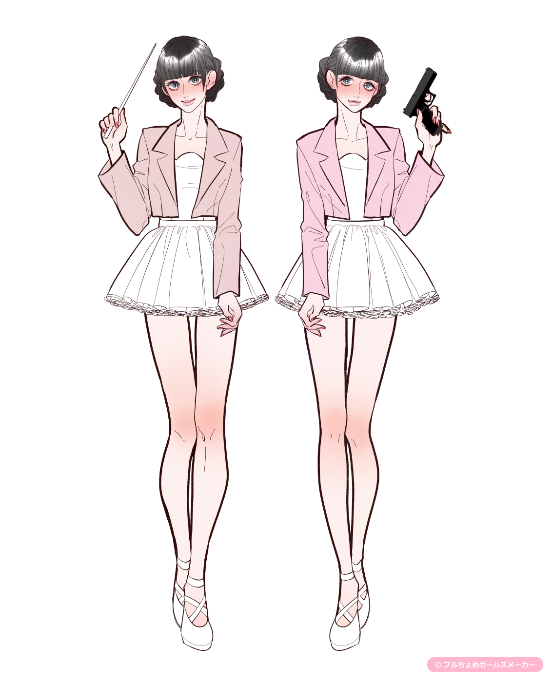 ガールズメーカーで作られた女の子1