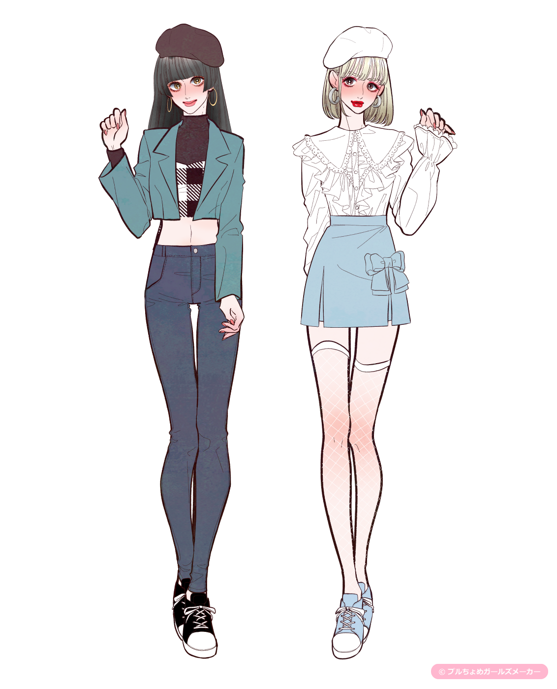 ガールズメーカーで作られた女の子4