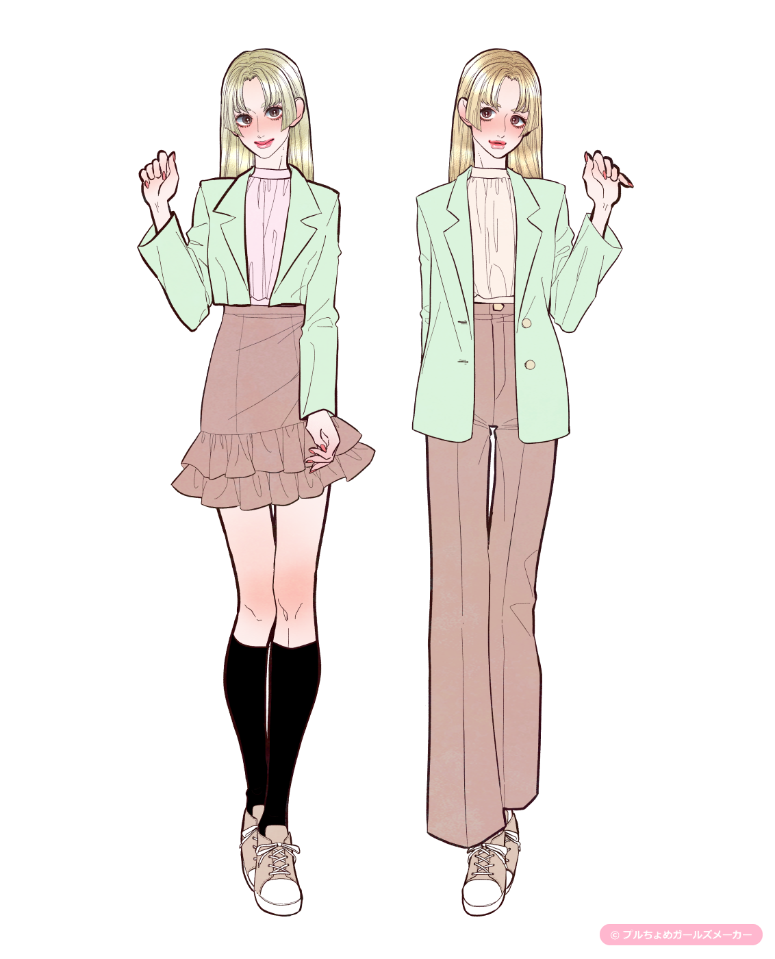 ガールズメーカーで作られた女の子3