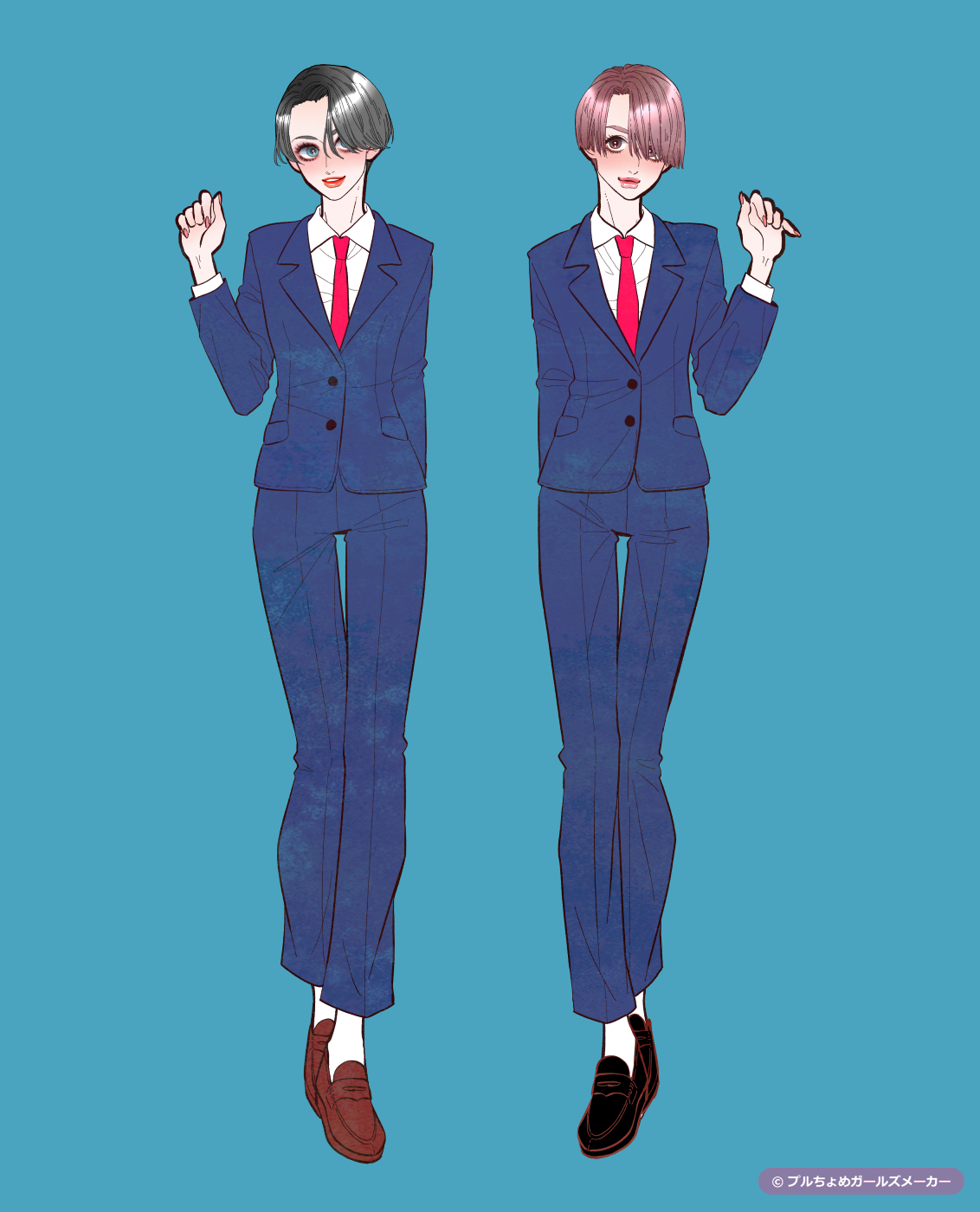 ガールズメーカーで作られた女の子1