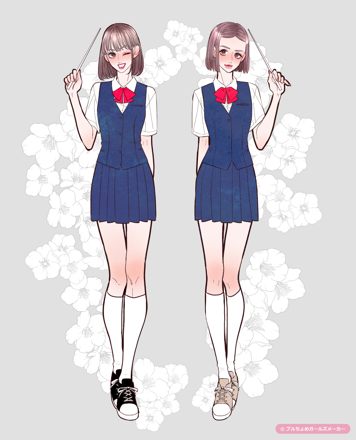 ガールズメーカーで作られた女の子1