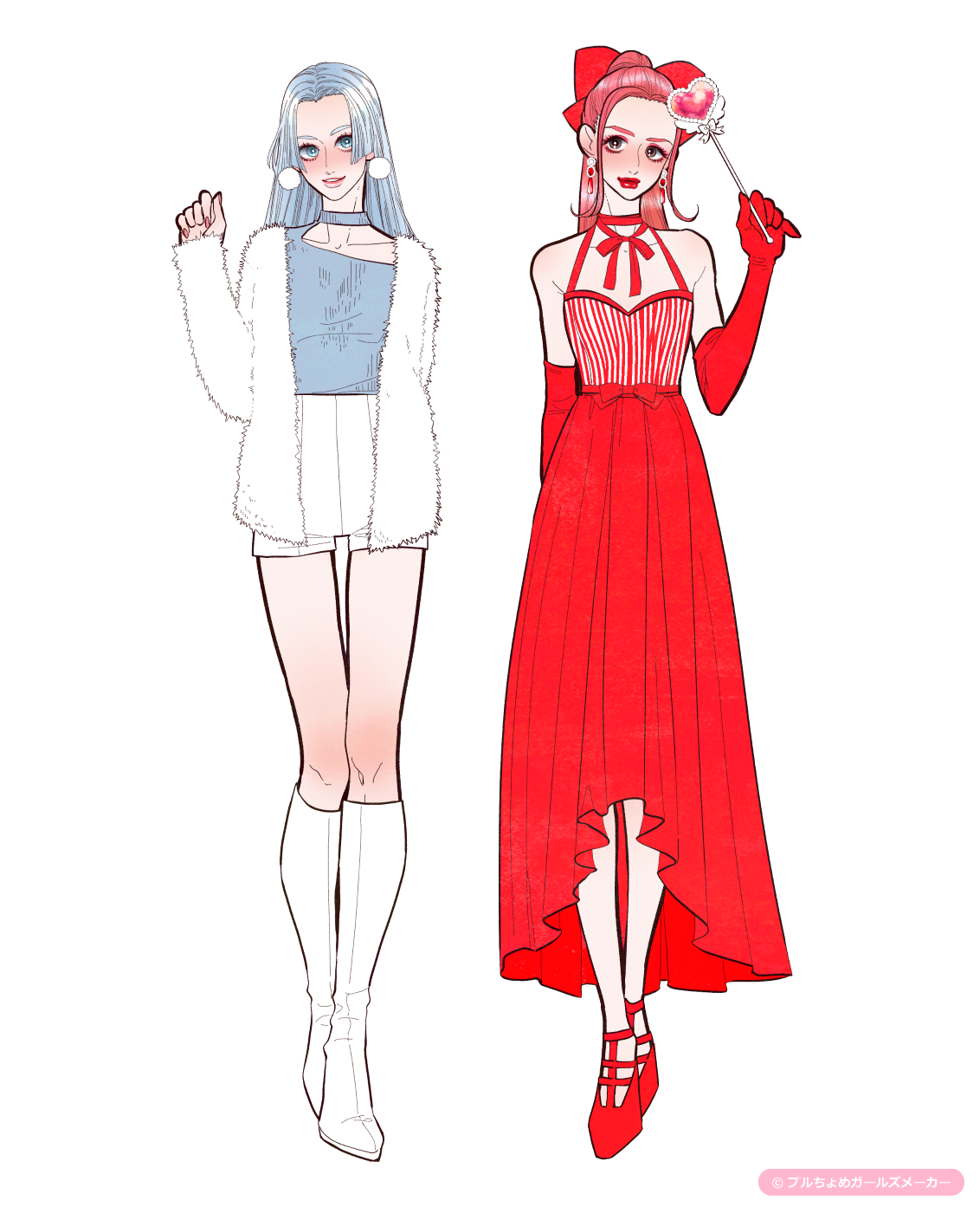 ガールズメーカーで作られた女の子1