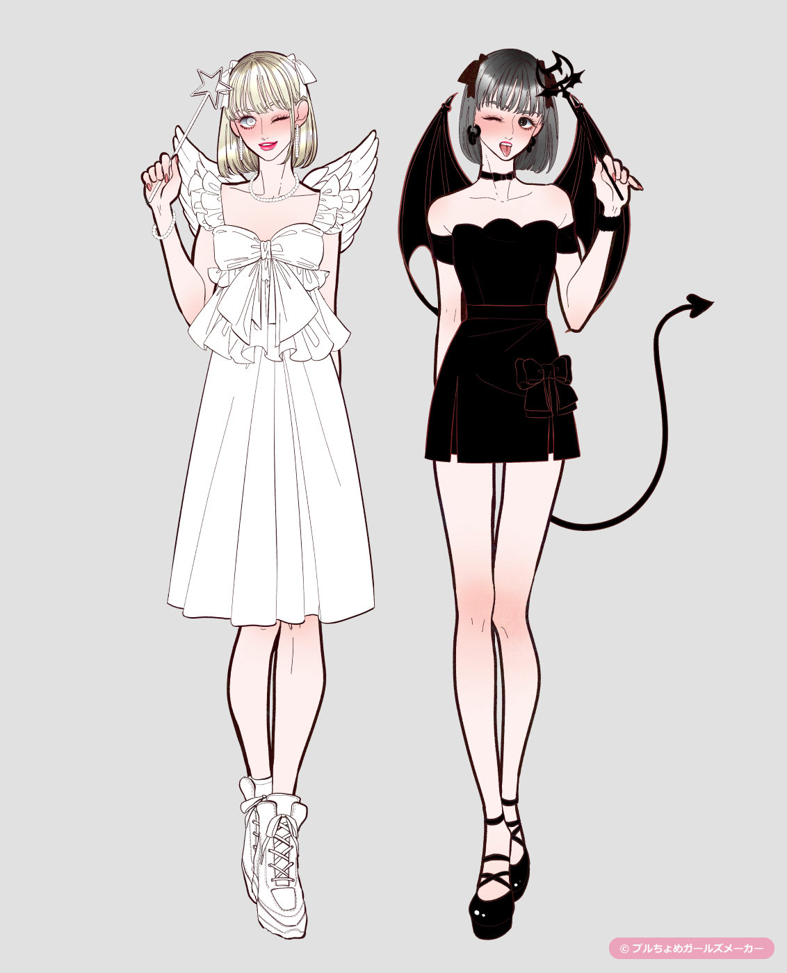 ガールズメーカーで作られた女の子1