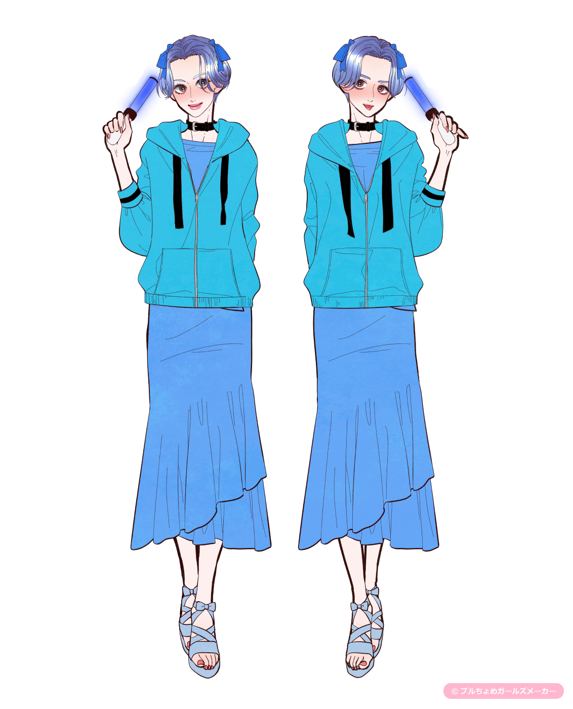 ガールズメーカーで作られた女の子1