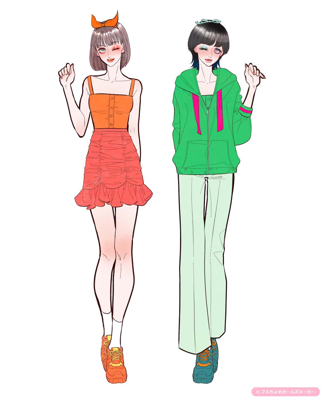 ガールズメーカーで作られた女の子2