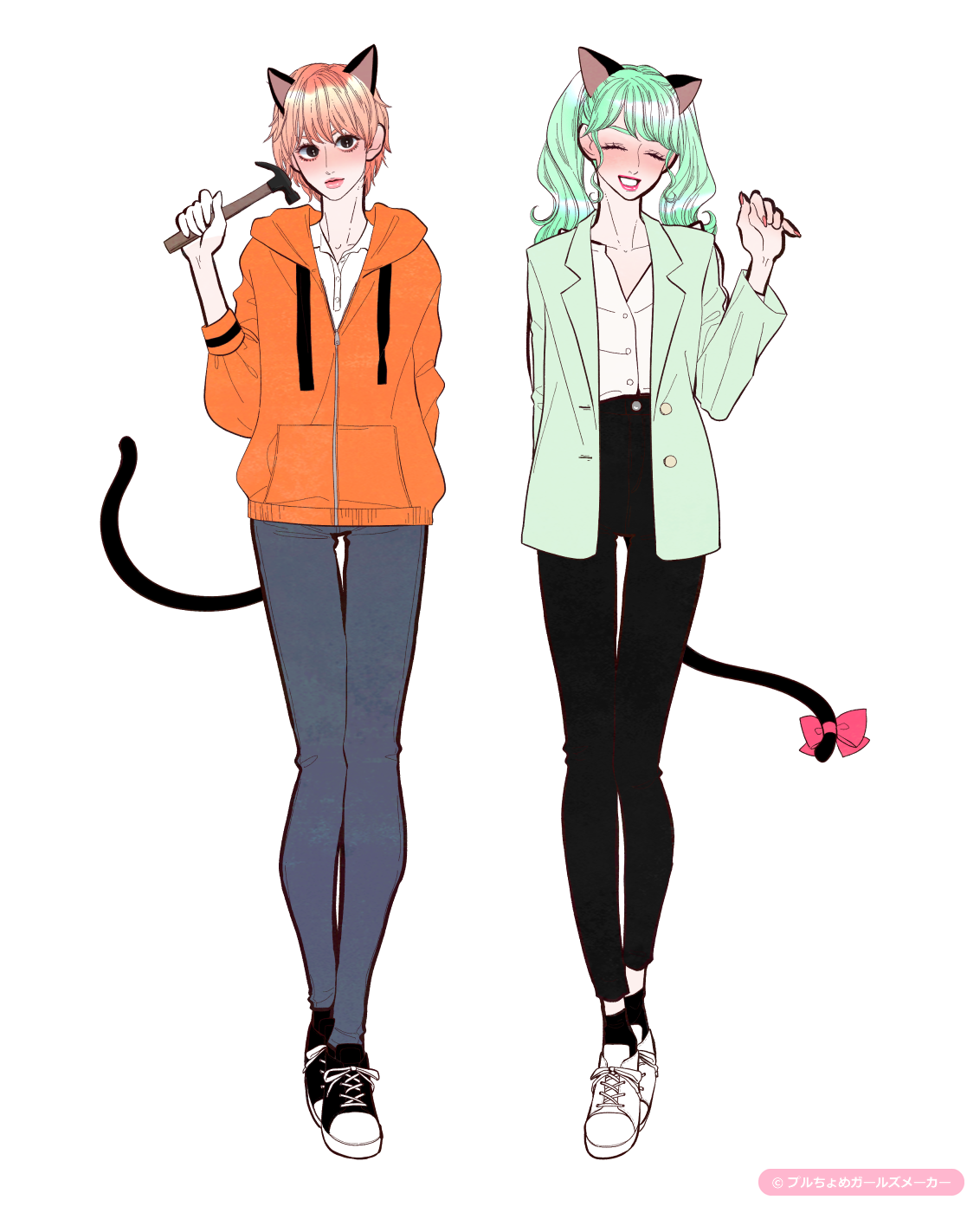 ガールズメーカーで作られた女の子1