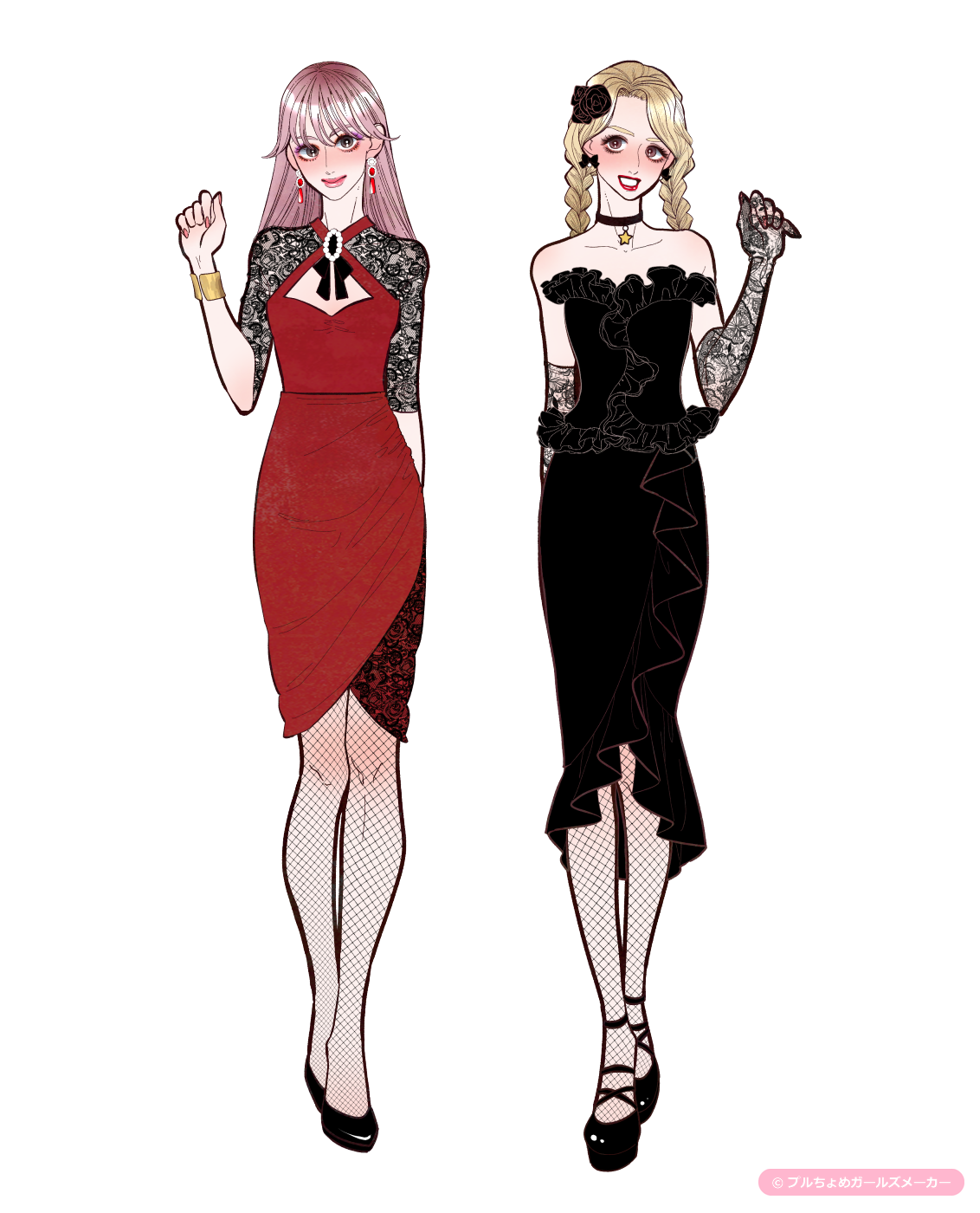 ガールズメーカーで作られた女の子1