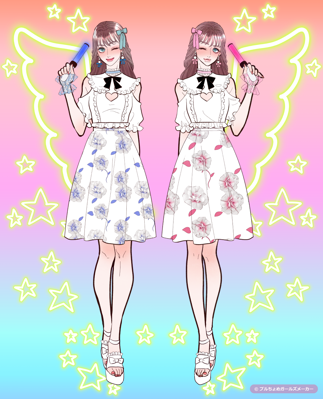 ガールズメーカーで作られた女の子1