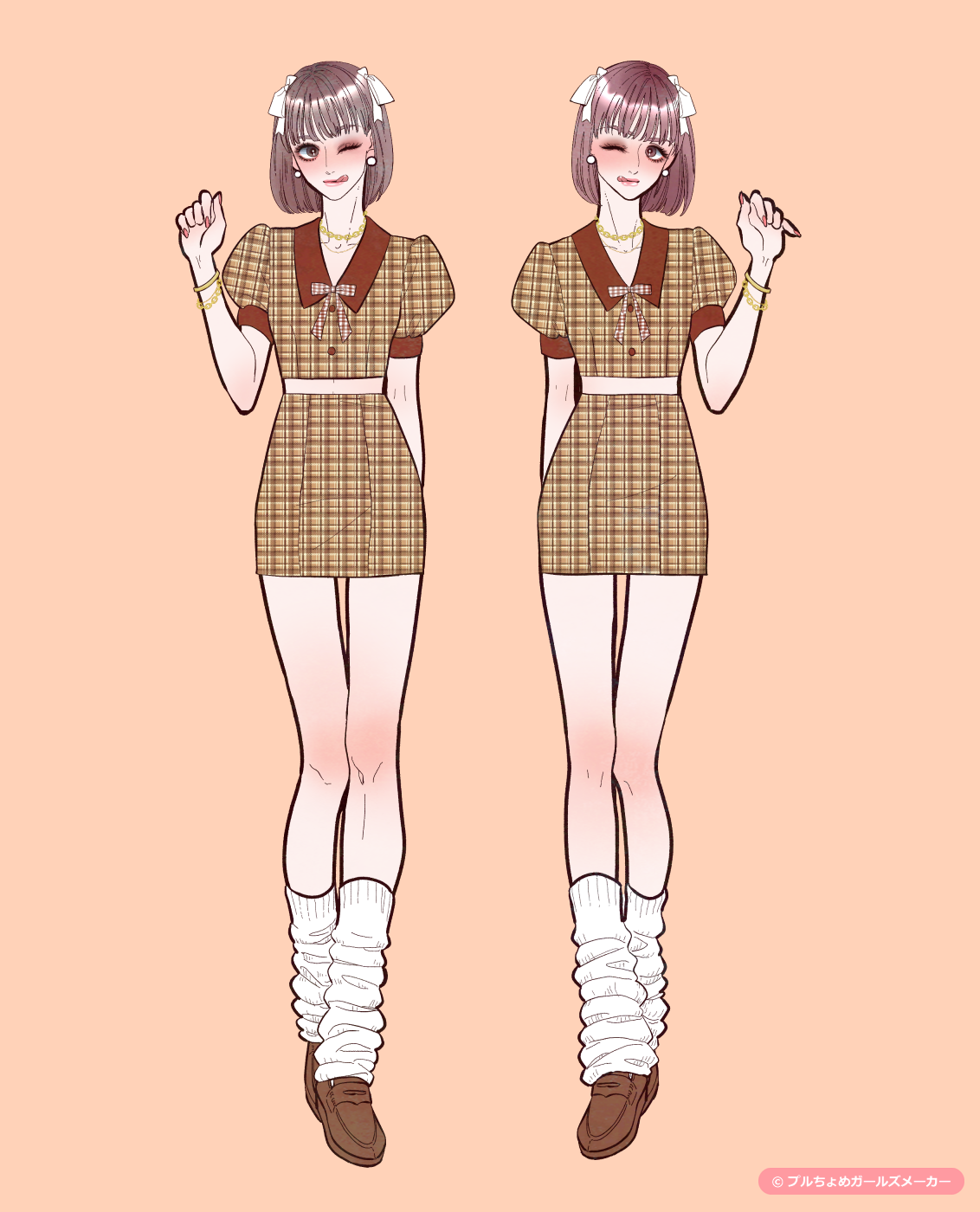 ガールズメーカーで作られた女の子1